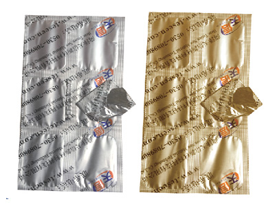 铝/聚乙烯或聚丙烯药品包装用复合膜 俗称：双铝易撕膜